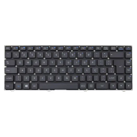 Teclado para Notebook Positivo Unique N4100 Sem Moldura