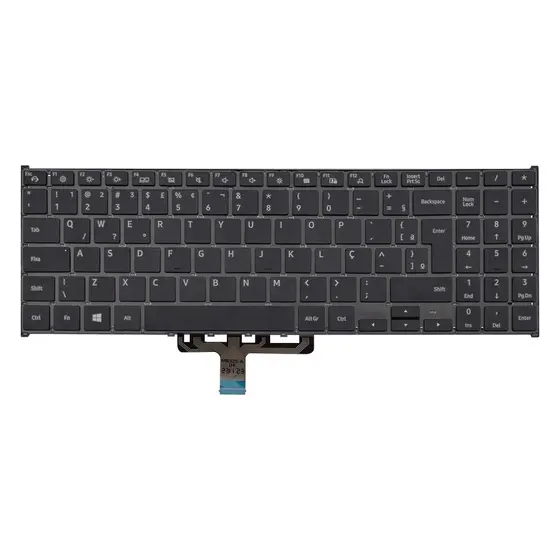 Teclado para Notebook Samsung Book NP550XCJ-KO1BR
