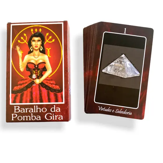 Baralho de Pomba Gira com 36 Cartas E Manual de Instruções na Promoção