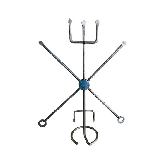 Ferramenta Para Assentamento Ferro 35cm Exu Tranca Rua