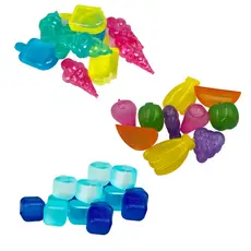 Gelo Artificial Ecológico Cubo Colorido 10 Unidades Wincy