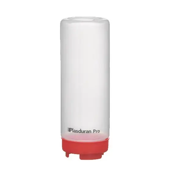 Bisnaga Para Molho Invertida 600ml Com Válvula Vermelha