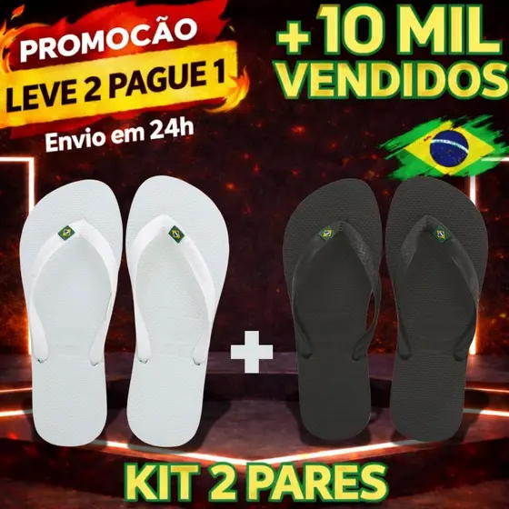 Chinelos Masculino e Feminino Bandeirinha Do Brasil Sandalia e Chinela Anti-Derrapante SEM MARCA