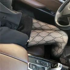Meia Calça trabalhada Fina Estampada Feminina Adulto Fio 20d classica Tendencia Blogueira de Coração preto