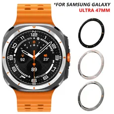 Capa Para Samsung Galaxy Watch Ultra 47mm Smartwatch PC Moldura Anel Protetor Caso Pára-Choques