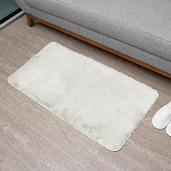 Tapete Base Antiderrapante Fluffy 50cm x 70cm - Appel - Rosa