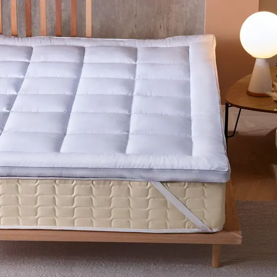 Pillow Top Casal Diamond Toque de Plumas 600 g/m² Appel Home Branco