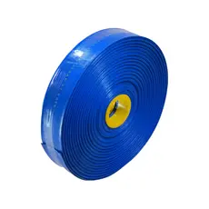 Mangueira Flat Chata Pvc Flexível Motobomba 2 Polegadas 5 e 10 Metros - Água, Lama E Esgoto