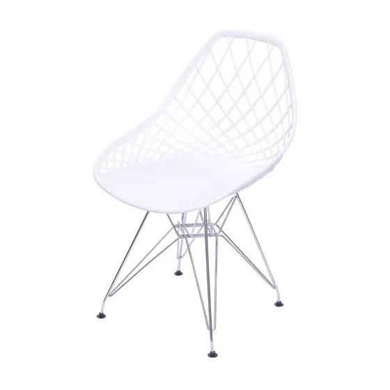 Cadeira de Jantar Boxbit Kaila pp Base Cromada