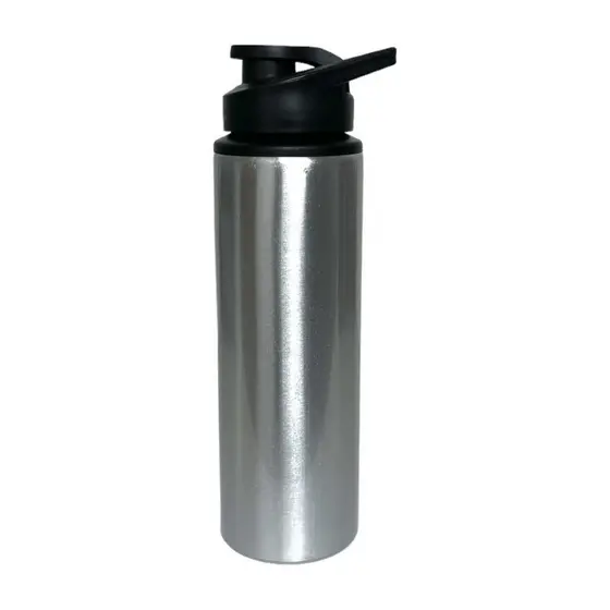 Garrafa Agua De Aluminio Squeeze Fitness Academia C/Alca 750mL
