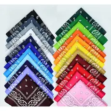 Bandanas Lenço Estampada Varias Cores 55*55cm 212BIJU 003 (*40 CORES DISPONÍVEIS NO DESCRIÇAO*)