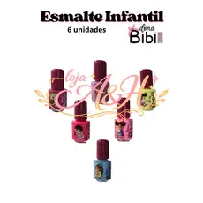 Esmalte Infantil 6 unidades Dona Bibi KidsDHRND14K