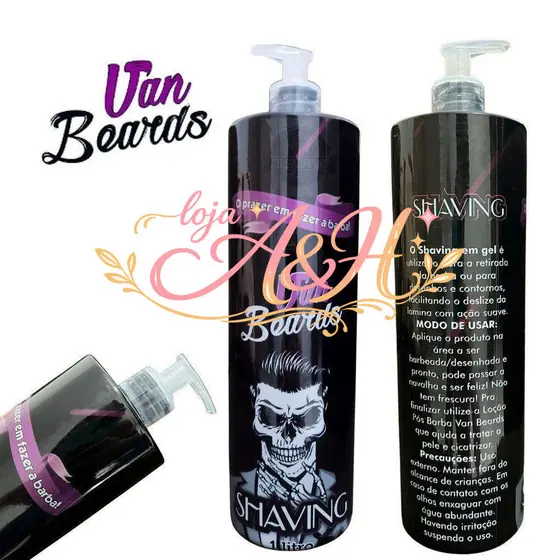 Gel de Barbear Van Beards 1 LitroBM94HWZN
