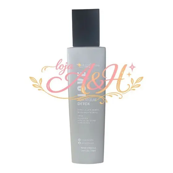 (V)Água Micelar Detox Max Love 290ml – Limpeza Facial, Hidrata e Purifica a Pele4EXO