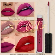 Batom Líquido Matte Max Love SortidoGLRY