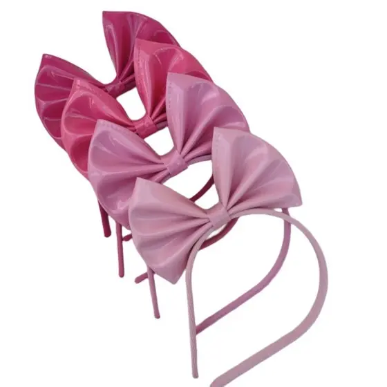 atacado tiara infantil laço em pé lonita/tiaras infantil para revenda