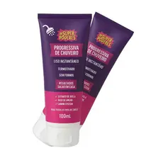 Progressiva de Chuveiro SuperPoderes 100ml- Liso instantâneo, sem formol, resultado de salão-SKU-142