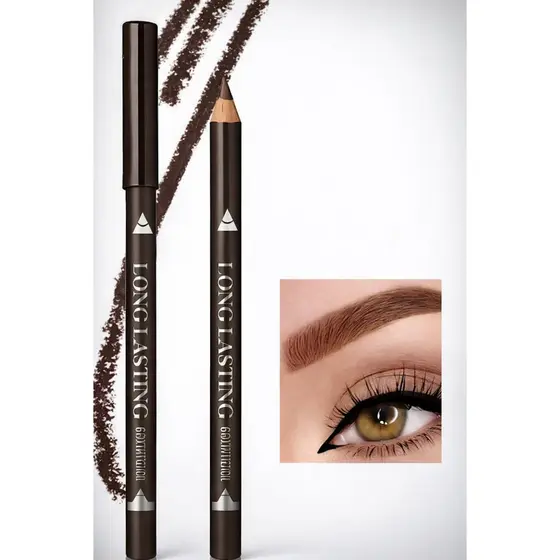 Lápis de Sobrancelha Maquiagem Longa Duração Natural Alta Precisão Resistente Suor Cejas Perfectas