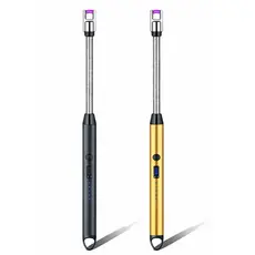 Acendedor Ecológico, plasma, isqueiro - Luxo, USB Recarregável, Ideal para Fogão, Velas, Camping!