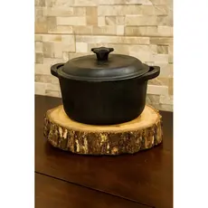 KIT 3 BOLACHA DE MADEIRA 10 A 20 CM RUSTICA DECORACÃO VASOS PLANTAS
