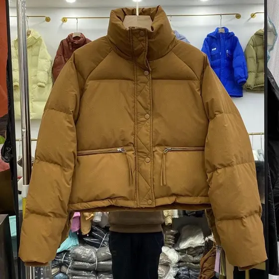 Casaco Curto Acolchoado Espesso Estilo Coreano Casacos De Puffer Soltos Moda Feminina Outono Inverno Outwear
