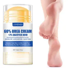 Foot Cream-60% Urea Aloe Vera -40g-Ultra-Hydrating for Softening Dry Cracked Feet - Gentle Exfoliation Daily Foot Care