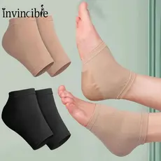 Meias De Calcanhar Hidratantes/Spa Para Cuidados Com Os Pés Em Gel/Secos Rachados Pele Reparação