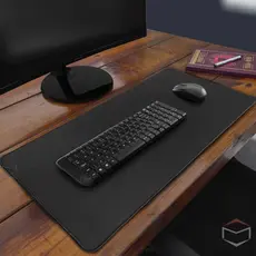 Mouse Pad Gamer Para Jogo Grande Tamanho 68 x 35 cm Preto