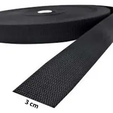 10 Metros Fita Reforçada Ca 30mm 3cm Firme Tira Alça Bolsas mochilas costura cinto cinta necessaire confecção em geral