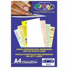 Papel Casca de Ovo Branco 180g - 50 Folhas Off Paper