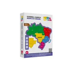 Quebra-Cabeça Mapa do Brasil 26 Peças 7002 Babebi