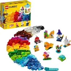 Lego Classic Blocos Transparentes Criativos 11013 Com 500 Peças