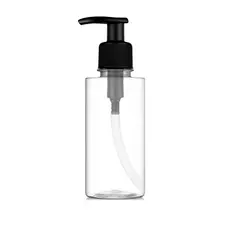 05 Frasco(vazio) 100ml C/ Válvula Pump 28mm Saboneteira Hidratante Oleo de corpo e cabelo