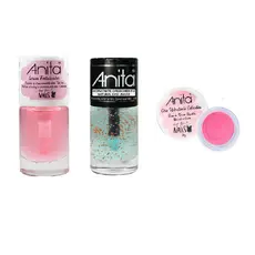 Kit Anita Serum Fortalecedor + Cera Cutícula + Hidratante Crescimento
