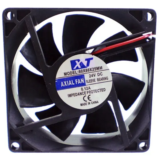 Micro Ventilador Cooler Ventoinha Fan 80x80x25mm 24V