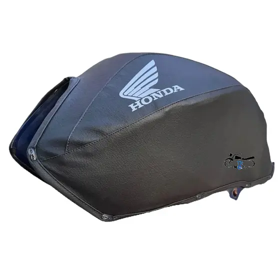 Capa Tanque Moto Titan/Fan/Titan Mix Ex 125/150 Ks Es Esd 2009/10/11/12/13 Preta/Preto