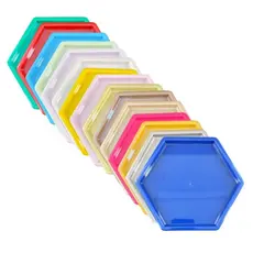 Bandeja sextavada bandeja hexagonal bandeja decorativa para festa bandeja de docinhos/lembrancinhas