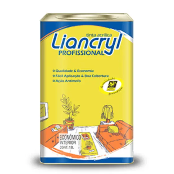 Tinta Parede Acrílica Anti Mofo Super Econômica Fosca Brazilian 18L