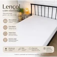 Lençol avulso com elástico em toda volta , Solteiro , Casal, Queen e King em malha 100% Algodão não forma bolinha