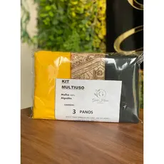 3 Kits de Limpeza cada um com 3 panos em 100% algodão