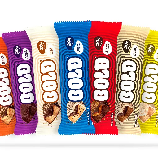BOLD ORIGINAL TODOS SABORES - BARRINHA DE PROTEÍNA BOLD BAR/ THIN / TUBE / CRUNCH