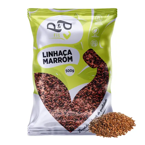 Semente de Linhaça Marrom 500g - P&P