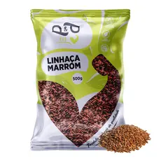 Semente de Linhaça Marrom 500g - P&P