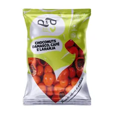 Choconuts P&P Damasco Chocolate Café e Laranga 250g Drageado