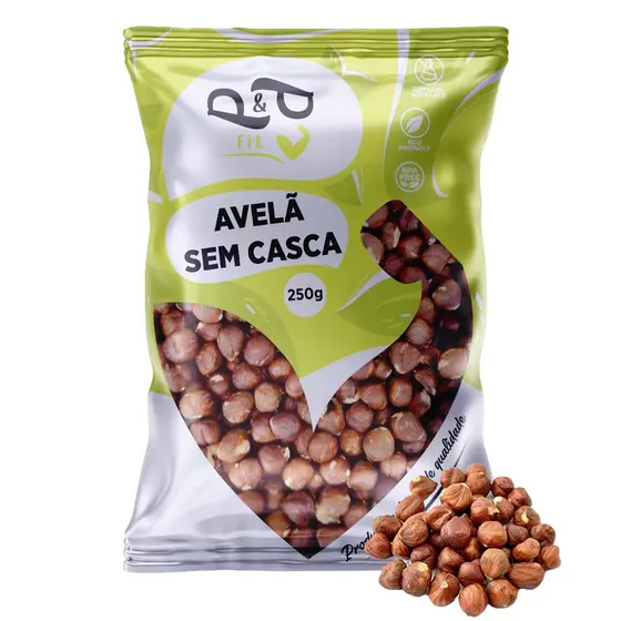 Avelã Crua Sem Casca 250g - P&P