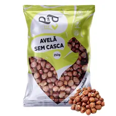 Avelã Crua Sem Casca 250g - P&P