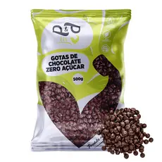 Gotas de Chocolate 70% Zero Açúcar - 500g - P&P