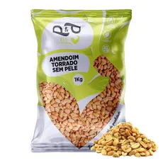 Amendoim Torrado Sem Sal 1Kg - P&P
