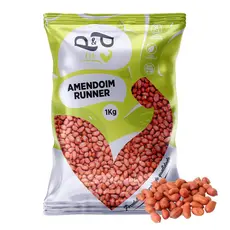 Amendoim Cru Runner 1Kg - P&P