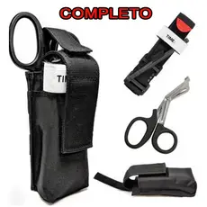 Torniquete Tático Aph Primeiros Socorros Haste Metal Tesoura Ponta Romba Bandagem Porta Torniquete